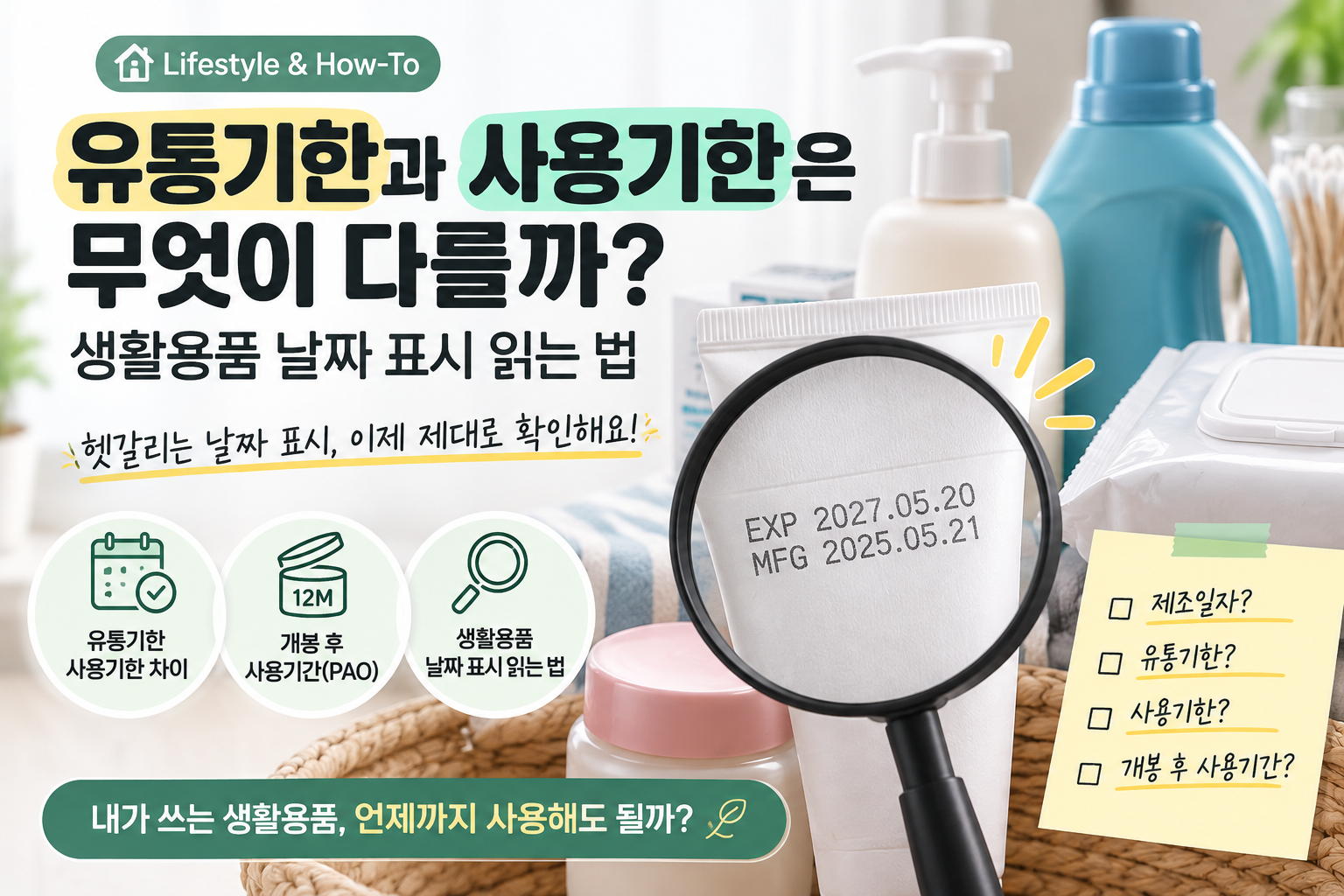 유통기한과 사용기한 썸네일